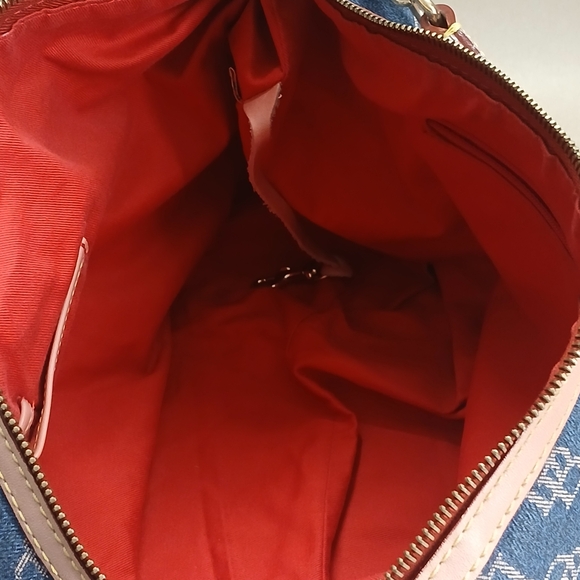 Dooney & Bourke Blue and Brown Women's Bag - Picture 12 of 14